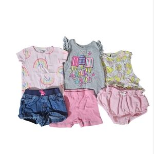 3 Summertime Girl Outfits 18-24month